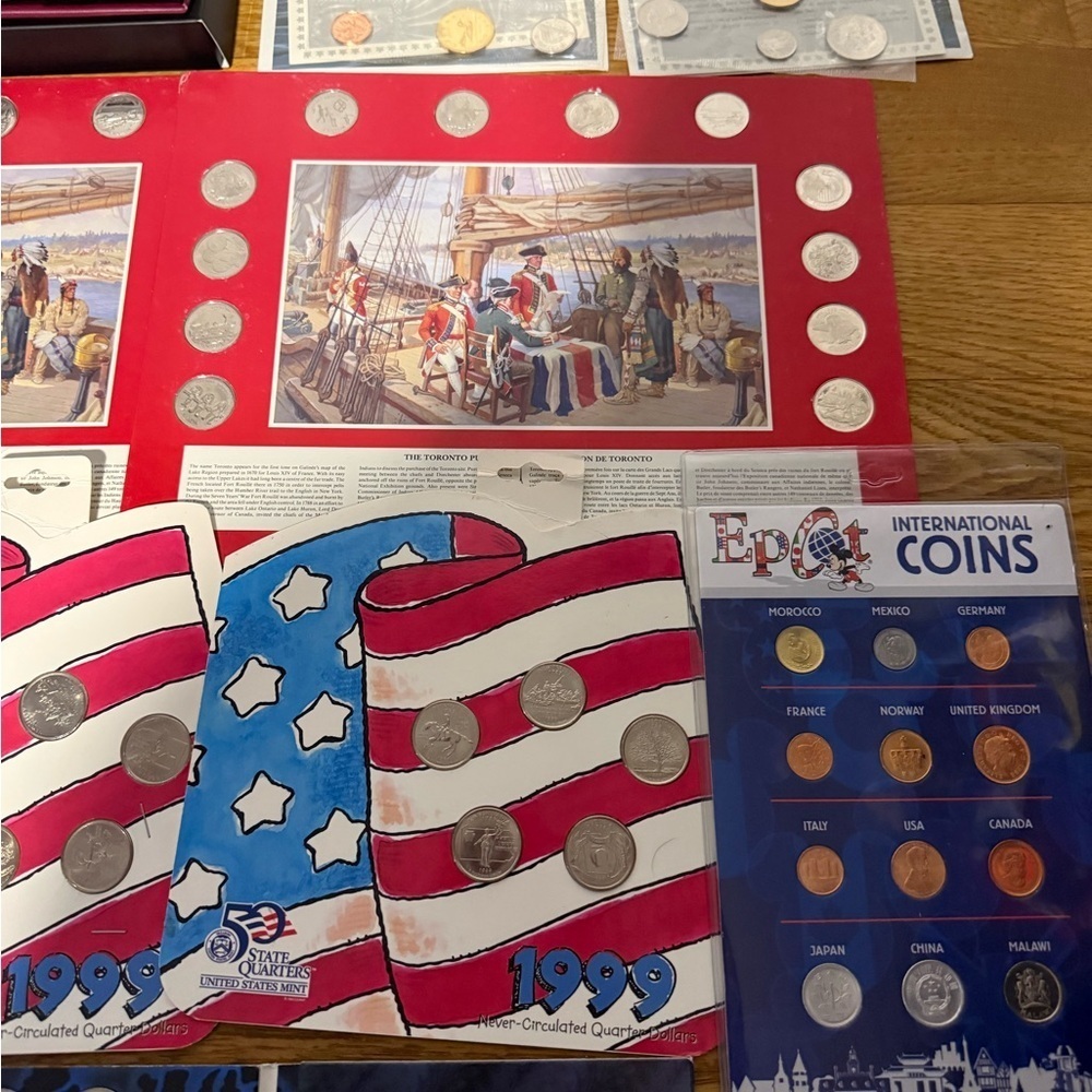 Lot Of Mixed Coins And Sets​​​ - Picture 10 of 12